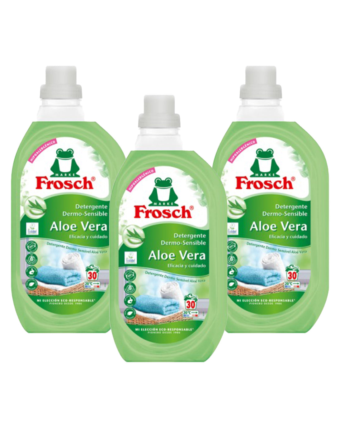 Frosch Detergente concentrado Aloe Vera 3 x 1,5 L - Puntolimpieza